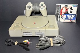 Sony PlayStation 1 PS1 Console Bundle with 1 Controller - All Cords - 1 Game