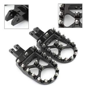 Black Front Rider Foot Pegs Rest Pedals For Harley X350 2023+ - Picture 1 of 9