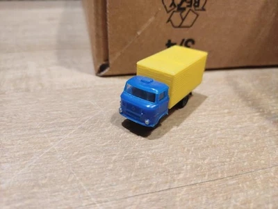 LKW IFA W50i TT VEB Modell - Konstrukt 1:120 Koffer Blau/Gelb - Bild 1 von 3