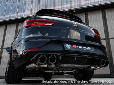 Remus EKomplettanlage ab OPF Seat Leon ST Cupra R 300 4Drive je 2x102mm BLACK - Bild 1 von 3