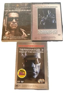 The Terminator 1, 2 Judgement Day & 3 Rise of the Machines - 3 DVD Set - Picture 1 of 1