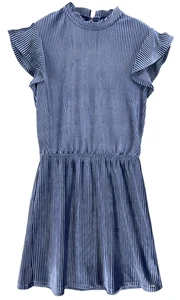 Tommy Hilfiger Damen Rundhals Kurzarm Kleid Gestreift Größe 16 - L - Bild 1 von 9
