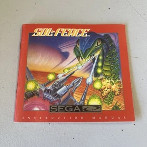 Sol-Feace - Folleto de instrucciones (Sega CD) ¡¡SOLO MANUAL DE INSTRUCCIONES!! ¡Bonito! - Imagen 1 de 2