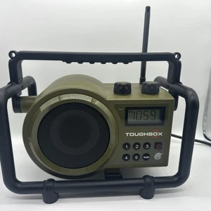 Sangean TB-100 TOUGHBOX FM/AM/Aux ultra-robustes digitales wiederaufladbares Radio, grün - Bild 1 von 15