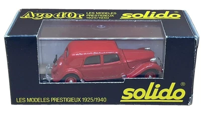 Solido Citroën 15CV Fire Brigade 1938 1:43 Vintage French Boxed VGC - Image 1 of 4