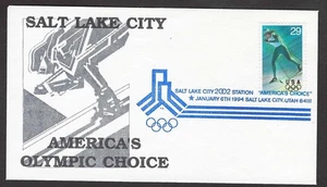 #2810 29c 1994 Winter Olympics-  Cross-Country - FDC Salt Lake City 2002 Station - Picture 1 of 2
