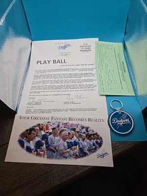 VTG Rare 1995 Los Angeles Dodgers Adult Fantasy Camp Items Keychain - Image 1 of 4