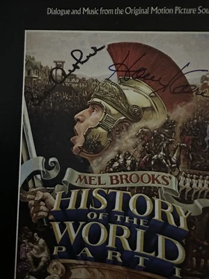 Mel brooks история мира подписанная обложка только и Харви Норман - Изображение 1 из 4