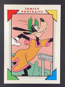 1991 Impel Disney Family Portraits #126 Goofy The Olympic Champ 1942 NM - Picture 1 of 2