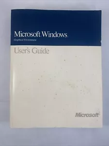 Microsoft Windows 3.0 Manuale Guida Utente Vintage 1990 MIcrosoft Library - Foto 1 di 19