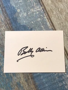 Bobby Allison NASCAR HOF Signed Autograph Auto Card - Picture 1 of 2