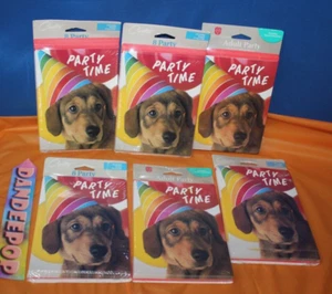 Paquete de 6 invitaciones vintage Carlton Amer Greetings para adultos fiesta temática perro 48 piezas - Imagen 1 de 3