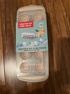 Kreative Eiswürfelschalen. Silikon. 3 Tabletts ergeben 30 Eiswürfel - Bild 1 von 3