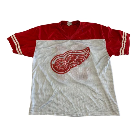 Vintage Football Style Red Wings Sergei Fedorov Jersey Sz XL Cover