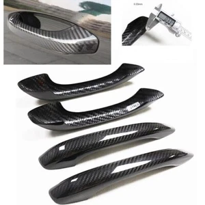 Carbon Fiber Exterior Door Handle Cover Trim For Porsche Macan 2015-2019 2018 - Foto 1 di 8