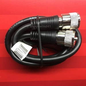 NEW 3 ft RG-8X coaxial coax UHF male PL-259 antenna cable 50 ohm *USA Seller* - Picture 1 of 2