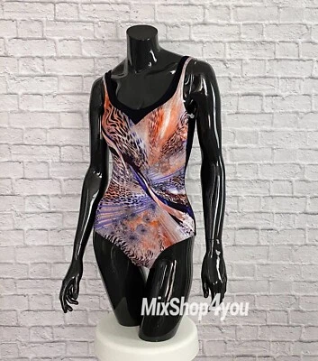 Schwab Badeanzug bunt Bademode Einteiler 38-52 B C D neu - Bild 1 von 3