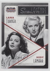 2015 Panini Americana Screen Legends Co-Stars Hedy Lamarr Lana Turner #11 02b3