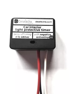 Negativ Auto Kuppel Innenraumlicht Timer verhindern Batterieentleerungsverzögerung Aus 0-480sec - Bild 1 von 10