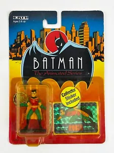ERTL Batman The Animated Series Robin Diecast Metal Figure w/ Sticker - Picture 1 of 2