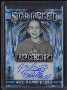 2025 Leaf Pop Century Scripted Crystal Platinum Melissa Gilbert 1/4 Auto - Picture 1 of 2