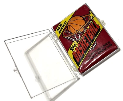 Tarjetas de baloncesto Topps 1981-1982 sin abrir de colección paquete de cera sellado de fábrica/1 paquete Foto 1 de 4