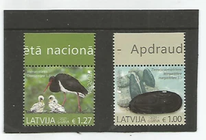 Lettland  Europa 2021 gefährdete nationale Wildtiere postfrisch - Bild 1 von 1