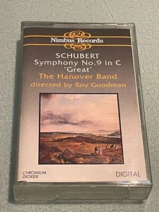Schubert - Symphony No. 9 - Cassette Tape Album - Hanover Band Roy Goodman 1990 - Picture 1 of 5