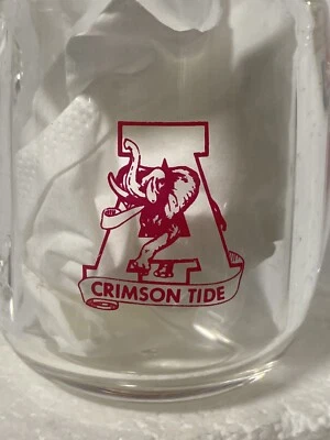 Alabama UA Crimson Tide Clear Coffee Tea Mug Acrylic 3.75" EUC - Image 1 of 4