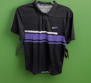 Nike Slim Fit Polo Shirt Tennis NY Court Men's CJ3296-045 Size S - Picture 1 of 3