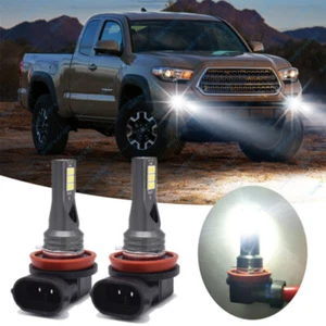 For Toyota Tacoma 2016 2017 2018 2019 2020 6000K LED Headlight Fog Light Bulbs - Picture 1 of 10