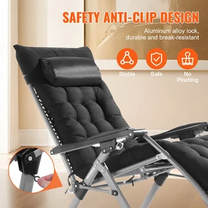 Zero Gravity Recliner Lounge Chair - 26" Indoor & Outdoor Zero Gravity Chair - Picture 1 of 11