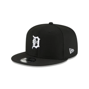Detroit Tigers 950 Basic Black Adjustable Snapback New Era Cap - Black -NWT - Picture 1 of 8