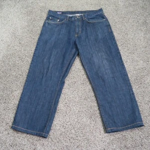 Patagonia Jeans Mens 34 Blue Iron Clad Regular Fit Denim Straight Outdoor 34x26 - Picture 1 of 14