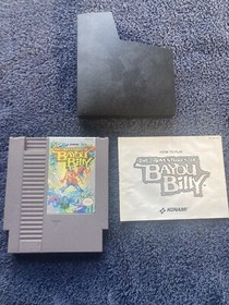 Nintendo NES - The Adventures of Bayou Billy - cart, manual & Sleeve