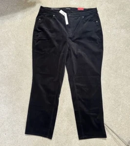 Pantalones Talbots Negro Pana Pierna Recta Cintura Alta 18W CURVY NUEVOS con ETIQUETAS - Imagen 1 de 7