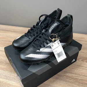 Adidas Adizero Impact. 2 Big Kids Football Cleats Size 3.5 Black/ White IF2519 - Picture 1 of 13