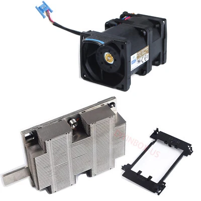 NEW Dell Poweredge R540 R440 01CW2J 1CW2J 2nd CPU KIT NW0CG FAN HEATSINK W/ Cage - Image 1 of 4