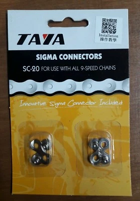 TAYA Chain Joining Link. Bicycle Chain 9 speed. Brand New. Fit Sram,Shimano,TAYA - Изображение 1 из 2