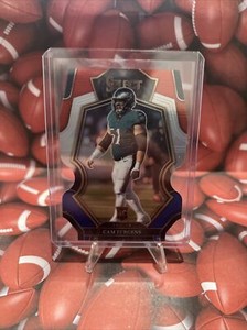 Cam Jurgens (RC) Red & Blue Prizm Die-Cut 2022 Panini Select #180 - Eagles