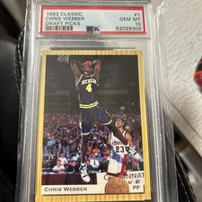 1993 Classic Chris Webber Draft Picks #1 PSA 10