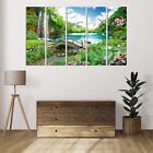 BEAUTY NATURE VIEW Wall Art UV Print 5mm Sunboard 5 Panel Home Office Wall Decor