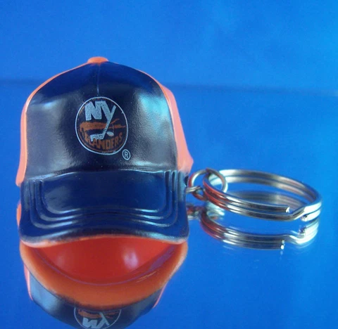 NEW YORK ISLANDERS HOCKEY MINI TEAM CAP HAT KEYCHAIN 2" LONG NHL LICENSED Cover