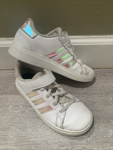 Scarpe sneakers casual Adidas bambina Grand Court 2.0 GY2327 bianche taglia 1 5
