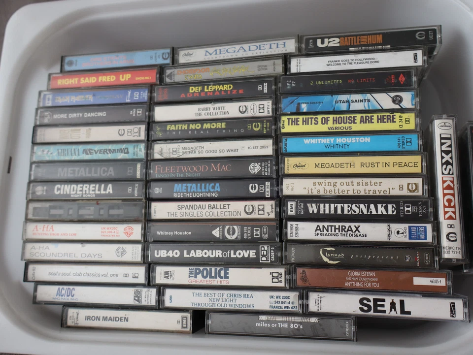 MUSIC CASSETTE ALBUMS ROCK, METAL, POP, CLASSICS .... - PICK-A-CASSETTE *UPDATED - Image 1 of 1