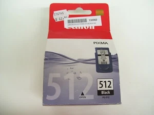 CANON PG-512 GENUINE BLACK INK CARTRIDGE MP240 MP260 MP480 MX320 MX330 ORIGINAL - Picture 1 of 5