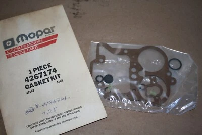 KIT JUNTA CARBURADOR MOPAR 4267174 1984 Dodge Charger, Omni 1.6L y 2.2L Foto 1 de 3