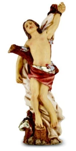St. Sebastian 4" Heilige Statue NEU verpackt katholischer Schutzpatron der Athleten - Bild 1 von 1