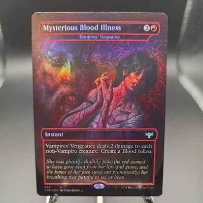 Foil Mysterious Blood Illness - Vampires' Vengeance -Magic the Gathering MTG AFR - Image 1 of 3