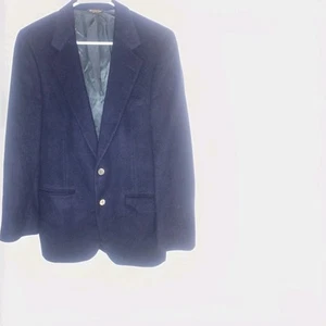 Vintage Peterborough Row Herren Blazer Sakko 40R Navy 100% Kaschmir 2 Knopf - Bild 1 von 5